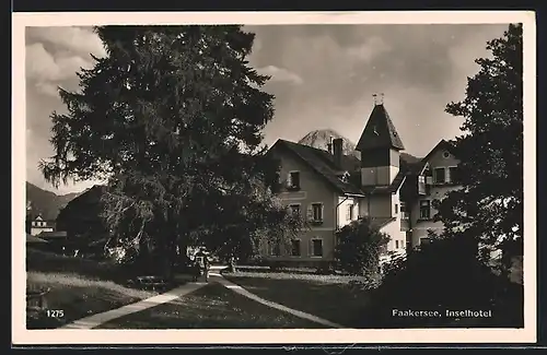 AK Faakersee, Weg zum Inselhotel