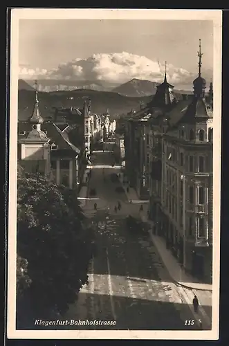 AK Klagenfurt, Bahnhofstrasse