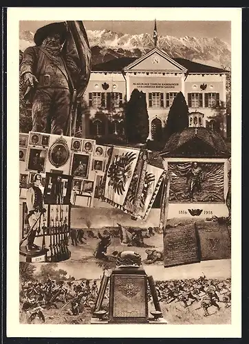 AK Innsbruck, Museum der Tiroler Kaiserjäger und Andreas Hofer Galerie