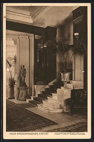 AK Erfurt, Haus Kossenhaschen, Haupttreppenaufgang