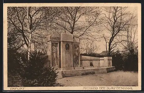 AK Erfurt, Richard Breslau-Denkmal