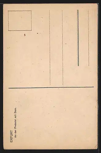 AK Erfurt, An der Probstei mit Dom