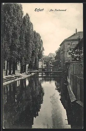 AK Erfurt, Brücke am Fischersand