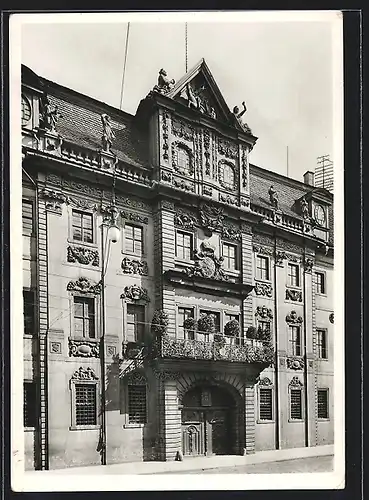 AK Erfurt, Städtisches Museum, Mitteltrakt