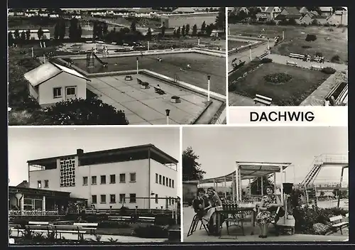 AK Dachwig, Blick in das Schwimmbad