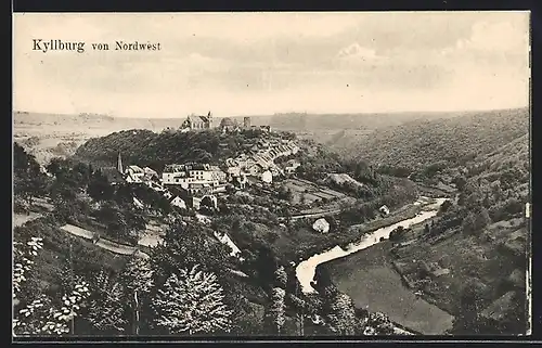 AK Kyllburg, Ortsansicht von Nordwest