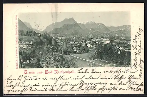 AK Bad Reichenhall, Ortsansicht bei Tag