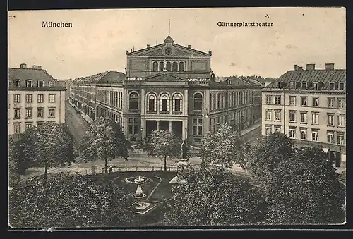 AK München, Am Gärtnerplatztheater