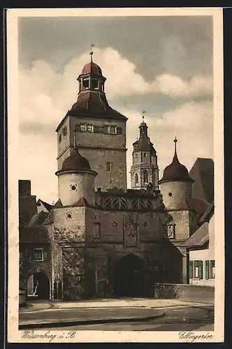 AK Weissenburg i. B., Ellingertor