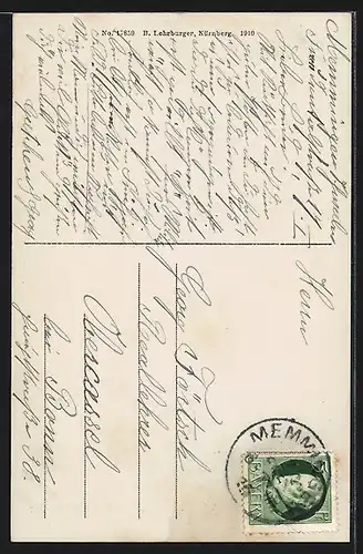 AK Memmingen, Blick durch das Einlass-Tor