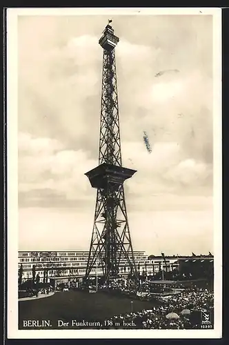 AK Berlin-Charlottenburg, Ansicht von dem Funkturm