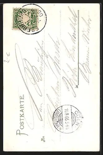 AK Rheinstein, Blick auf das Schloss