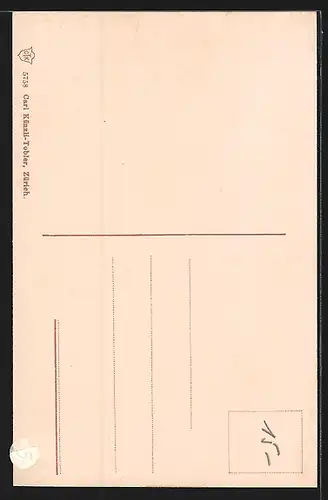 Künstler-AK Schweizer Heerführer, Colonel Audéoud