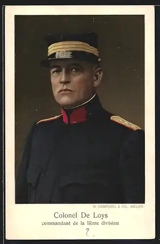 AK Colonel De Loys, Commandant de la Ilème division