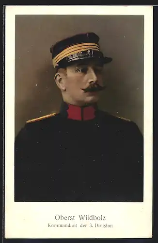 AK Heerführer Oberst Wildbolz, Kommandant der 3. Division