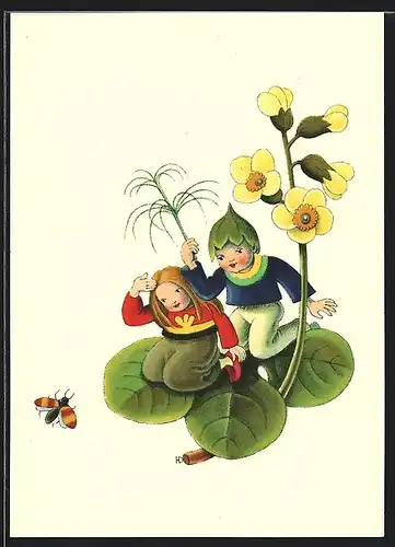 AK Hedwig Spörri-Dolder: Willkommen