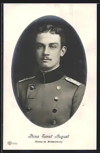 AK Der junge Prinz Ernst August Herzog von Braunschweig in Uniform