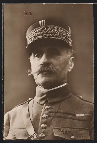 AK Heerführer Foch in Uniform