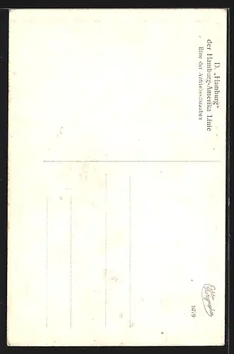 AK Passagierschiff New York, Arbeiter an einer der Antriebsschrauben