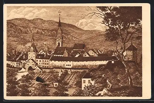 AK Zofingen, Gesamtansicht vor 100 Jahren