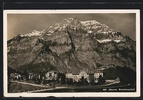 AK Glarus, Blick zum Kantonspital