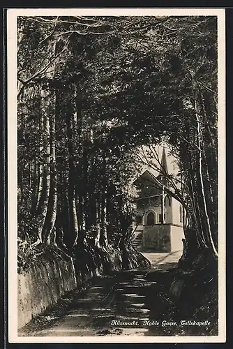 AK Küssnacht, Hohle Gasse und Tellskapelle