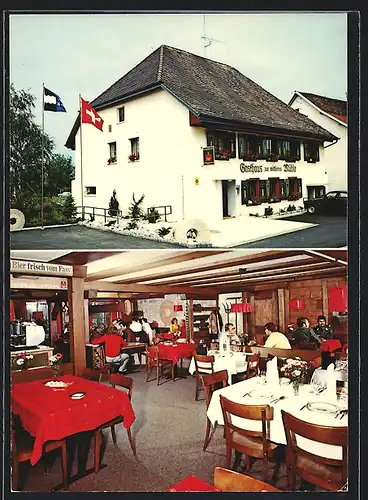 AK Rekingen, Gasthaus zur mittleren Mühle der Familie Frey-Metzger