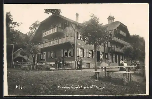 AK Flums, Kurhaus Frohe Aussicht