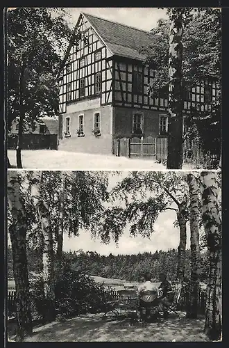 AK Bad Klosterlausnitz, Waldgasthof zu den Ziegenböcken