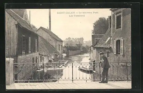 AK Saint-Calais, Le Nouveau Pont, Les Tanneries