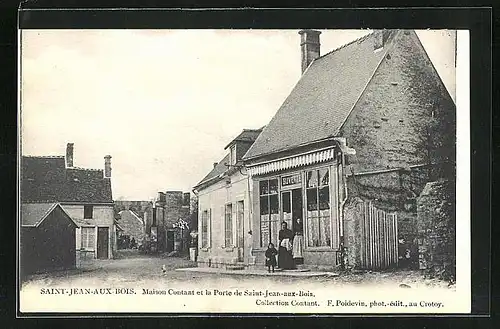 AK Saint-Jean-Aux-Bois, Maison Contant et la Porte