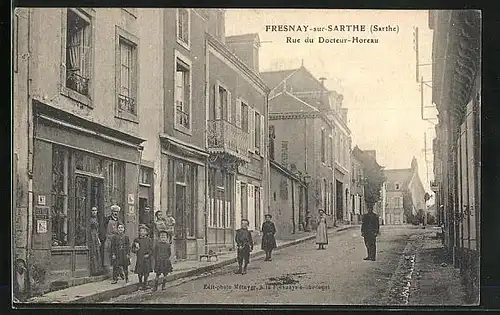 AK Fresnay-sur-Sarthe, Rue du Docteur-Horeau