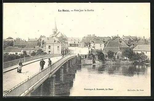 AK La Suze, Pont sur la Sarthe