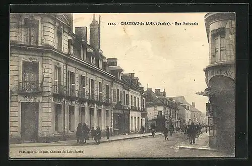 AK Chateau-du-Loir, Rue Nationale