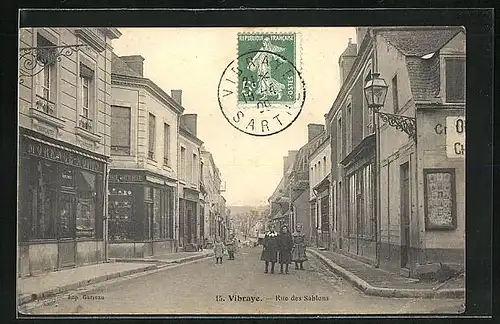 AK Vibraye, Rue des Sablons