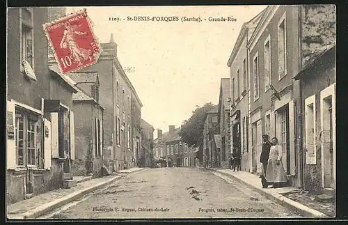 AK Saint-Denis-d'Orques, Grande-Rue