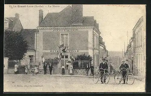 AK Le Grand-Lucé, la Mairie et Hotel de Ville