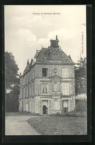 AK Bordigné, Château, Gebäudeansicht