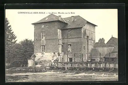 AK Corneville-Sur-Risle, Le Vieux Moulin sur la Risle