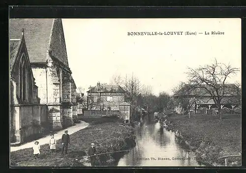 AK Bonneville-la-Louvet, La Riviere