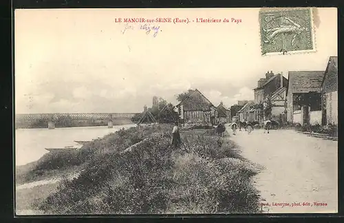 AK Le Manoir-sur-Seine, l'Intérieur du Pays