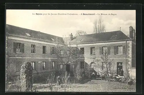 AK Beaumesnil, La Maison de Repos pour les jeunes ouvrières Parisiennes