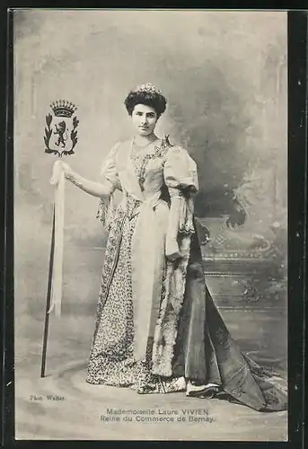 AK Bernay, Mademoiselle Laure Vivien Reine du Commerce