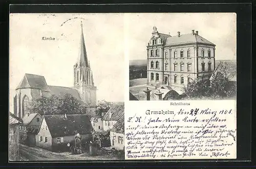 AK Armsheim, Kirche und Schulhaus