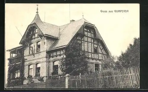 AK Gumperda, Ansicht einer Villa