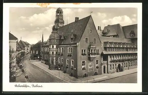 AK Aschersleben, Blick auf das Rathaus