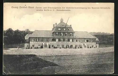 AK Benneckenstein, Georg Zeidler-Haus