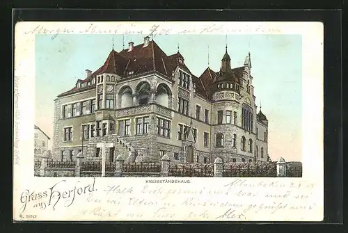 AK Herford, Das Kreisständehaus