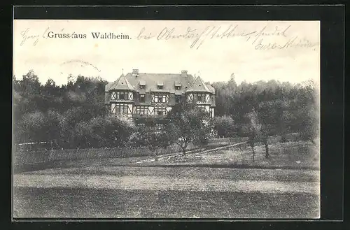 AK Oberdachstetten, Kurhotel Waldheim