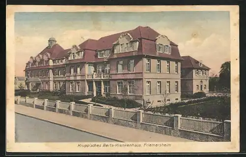 AK Friemersheim, Krupp`sches Berta-Krankenhaus